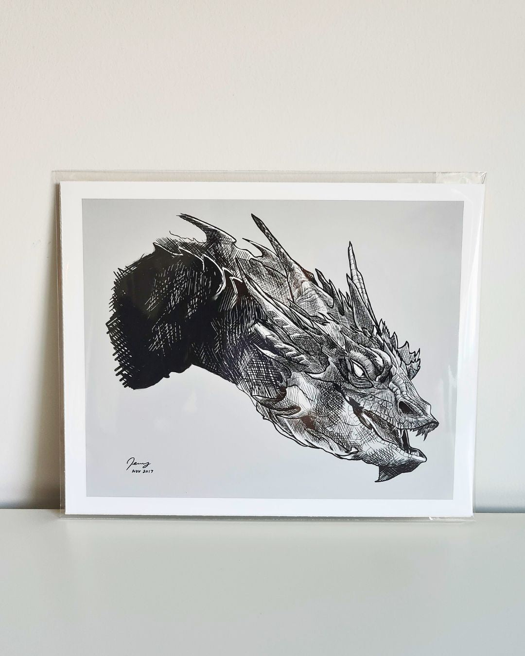 Smaug (10x8") - Digital Art Print