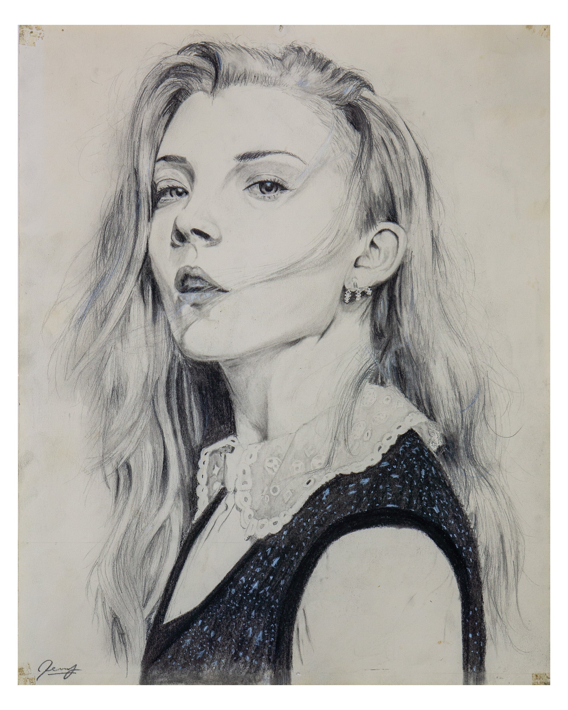 Portrait Study II (8x10") - Graphite Art Print